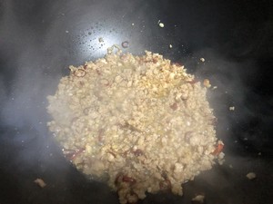 白菜粉丝炒肉末