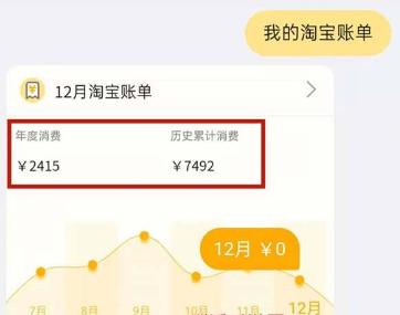 淘宝怎么看一年花了多少钱？消费总额度在哪里看？年度账单查询方法