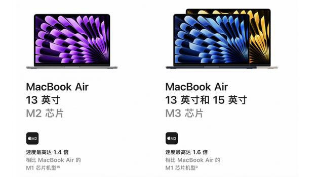 苹果新款M3版本MacBook Air开售 价格8999元起