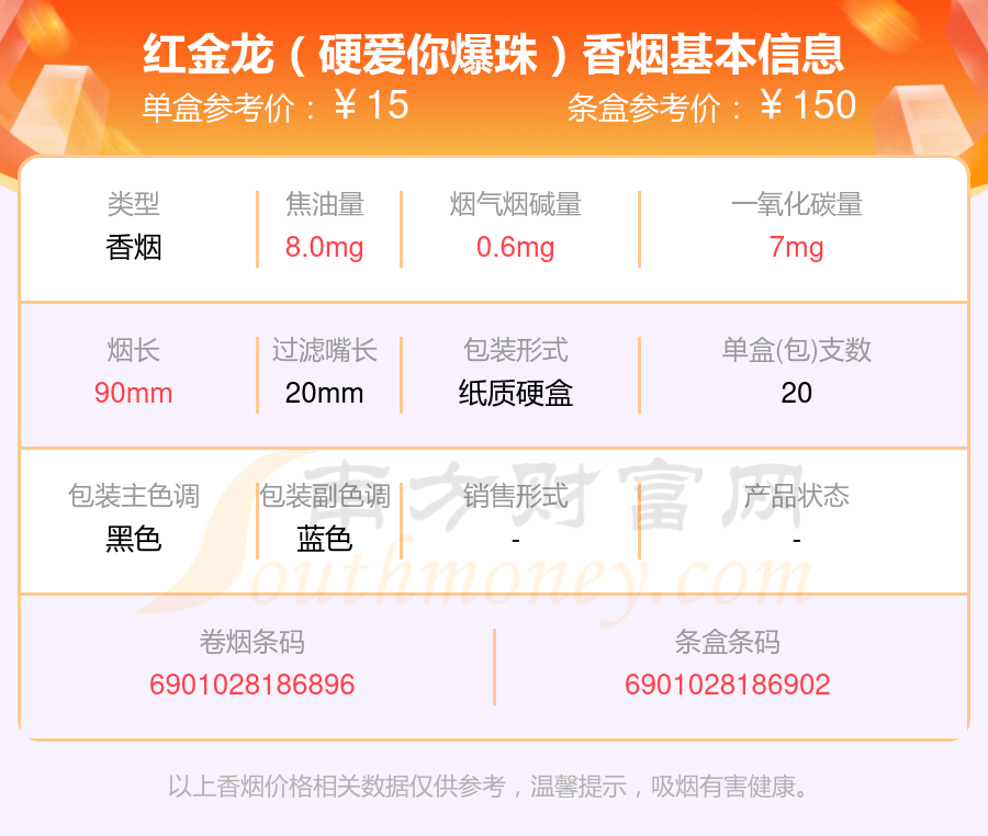 红金龙香烟10元-40元左右的烟2024一览