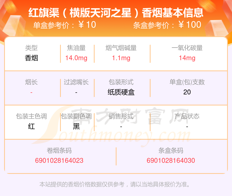 红旗渠香烟尼古丁量低于4mg的烟一览表