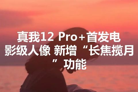 真我12 Pro+首发电影级人像 新增“长焦揽月”功能