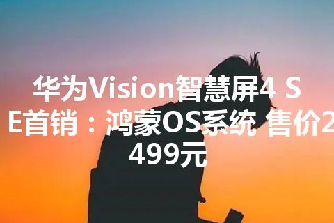 华为Vision智慧屏4 SE首销：鸿蒙OS系统 售价2499元