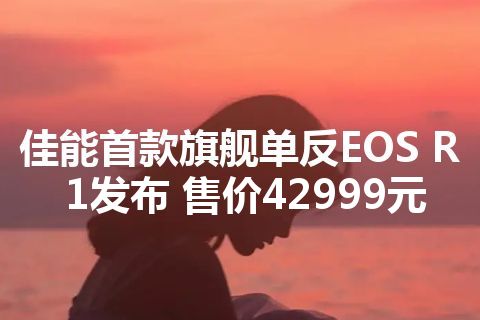 佳能首款旗舰单反EOS R1发布 售价42999元